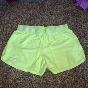 Neon Yellow Under Armour Shorts